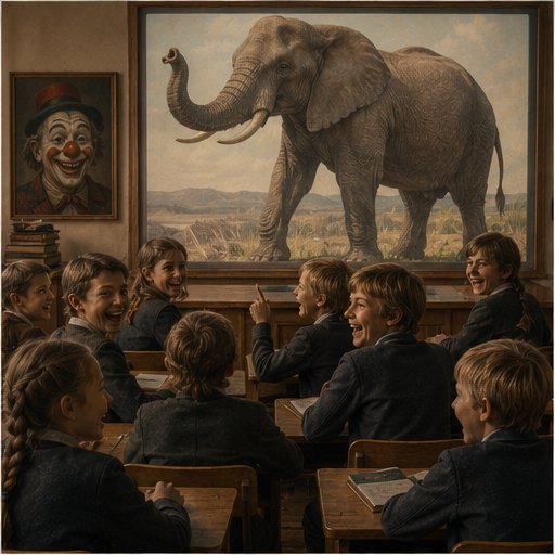Jokupēteris's prank — the elephant in the classroom