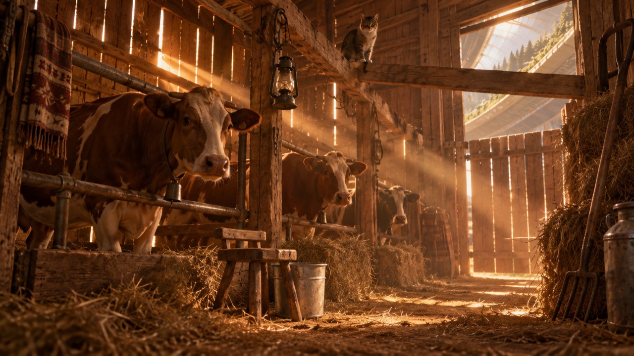 The flying barn