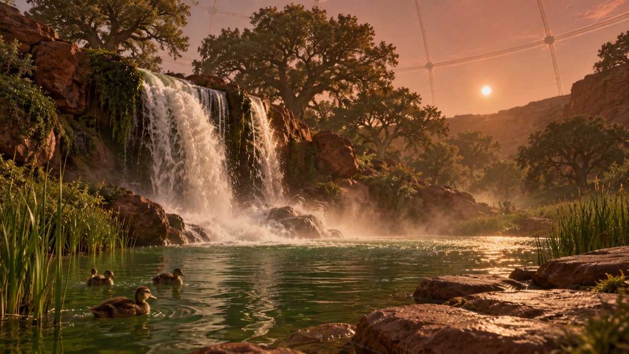 The Sorrowing Mother waterfall