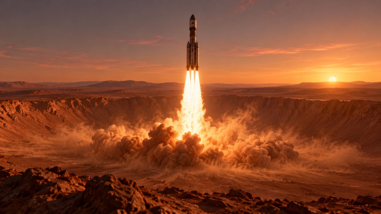 Launch from the Earth's Navel